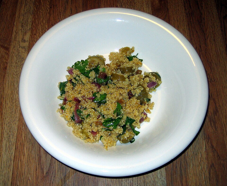 Quinoa salad — illustrative reference photograph