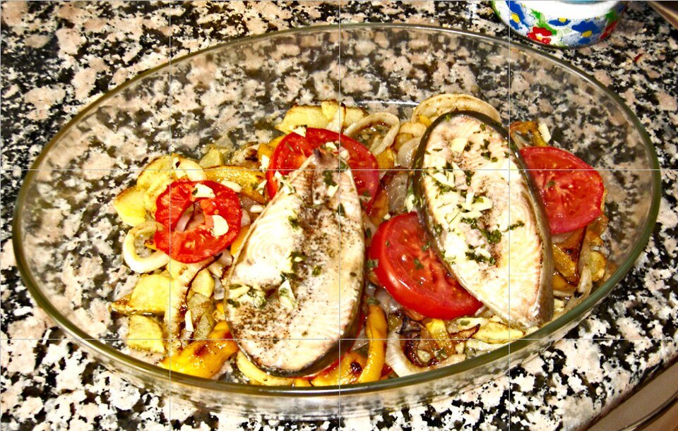 Salmon al horno — illustrative reference photograph