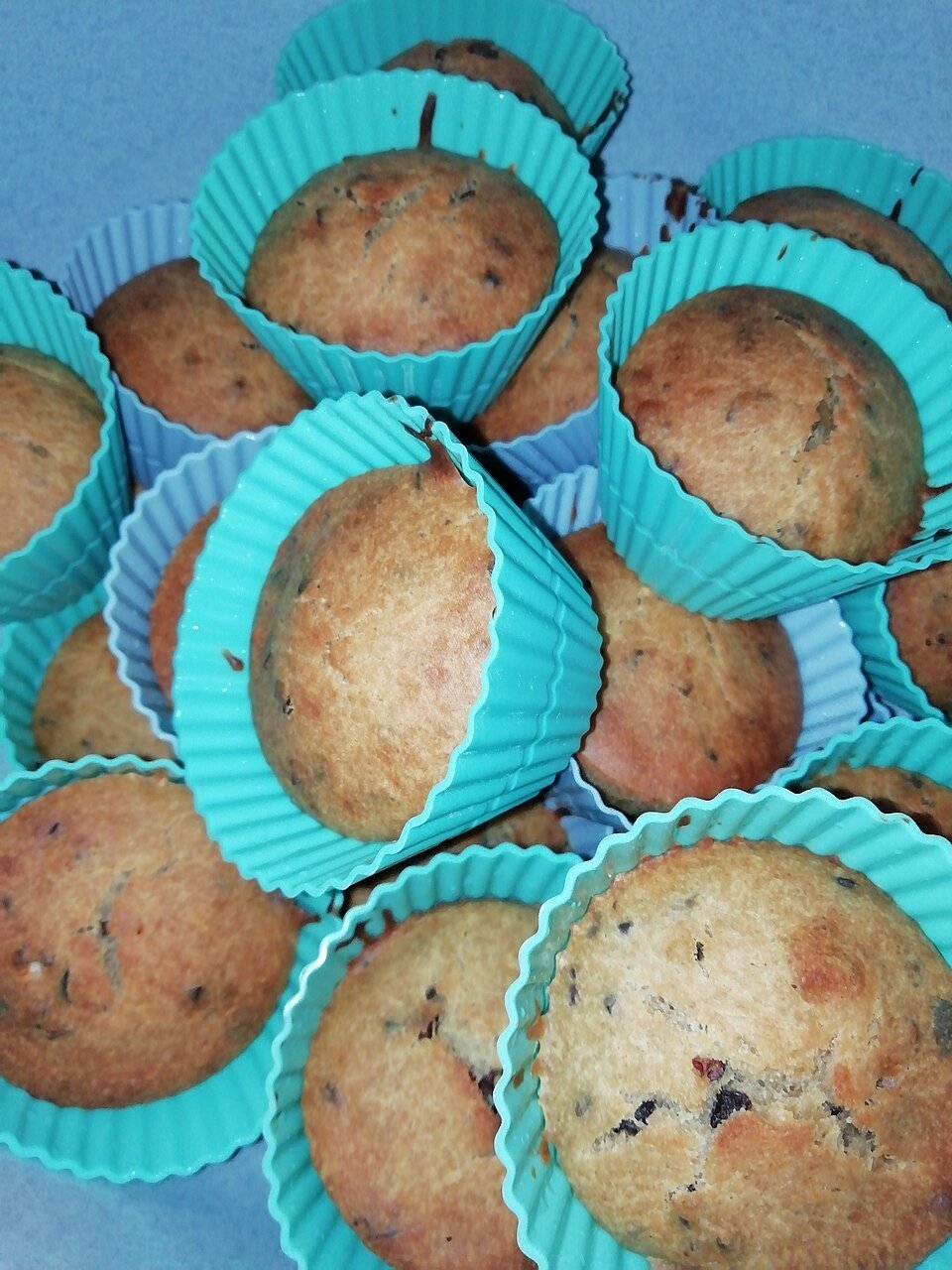 Banana & cocoa muffins — illustrative reference photograph