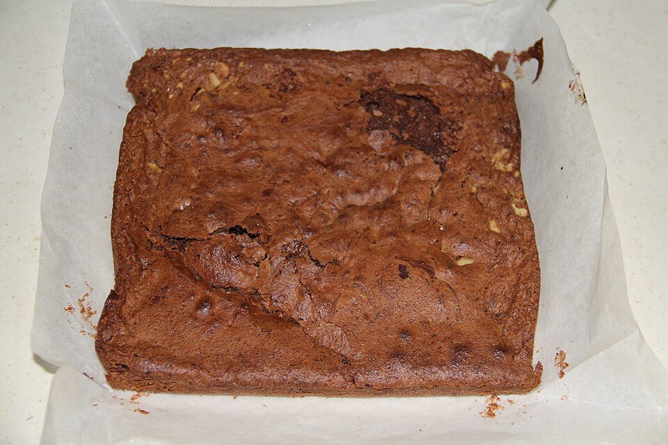 Chocolate brownie 1 — illustrative reference photograph
